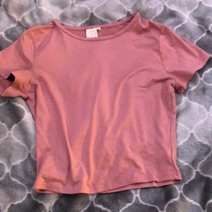 Pink crop top